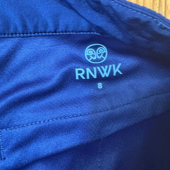 RNWK dark blue athletic golf chino womens shorts SIZE 8 - Picture 4 of 5